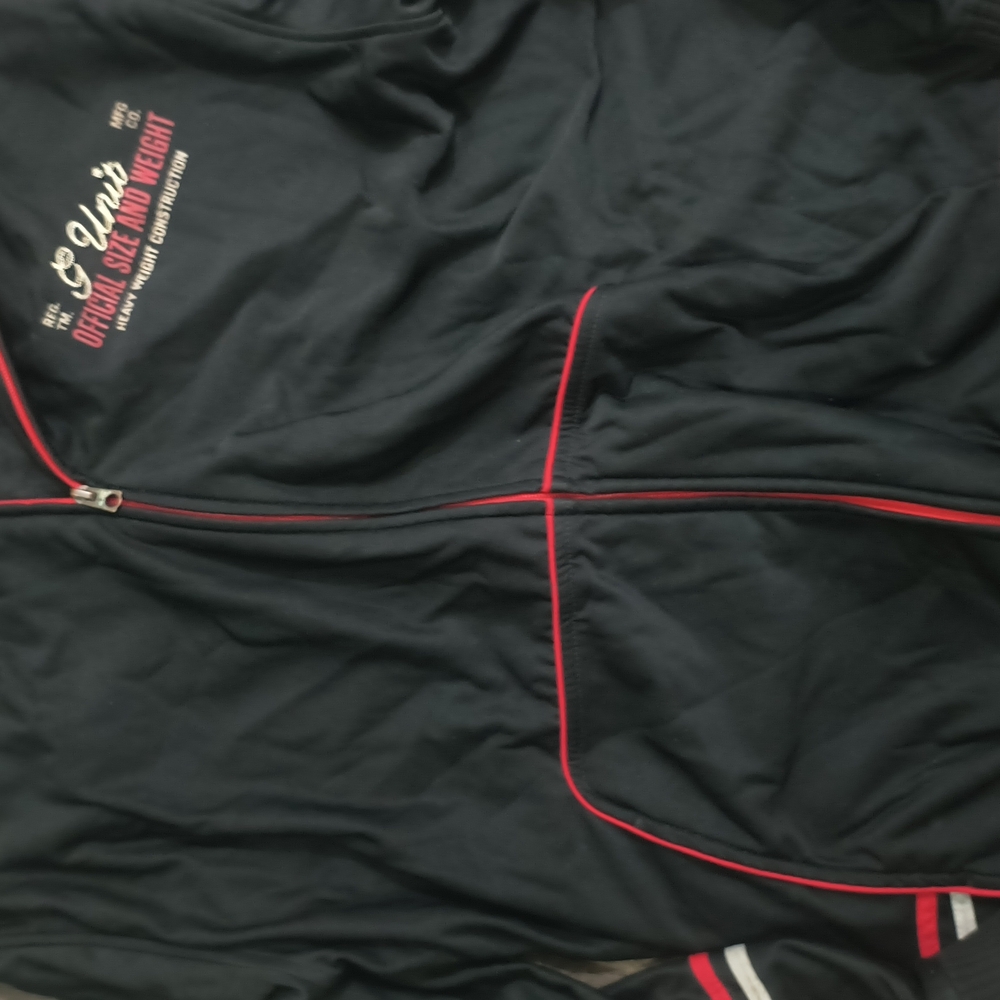 Black and Red Zip-Up Jacket